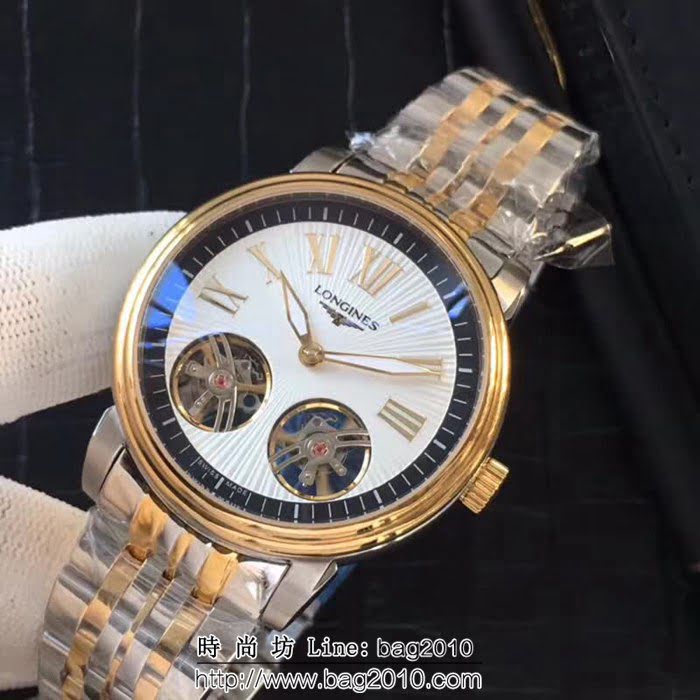 LONGINES浪琴 卓越飛輪 全自動機械 男士腕表 WSS1848
